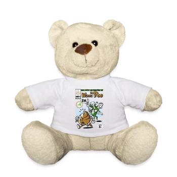 Shit comic - Teddy Bear - white - Front
