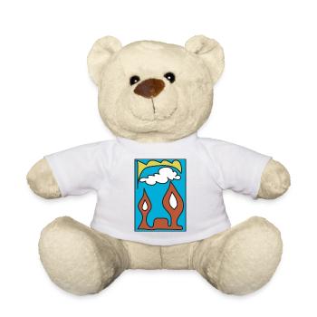 Royaume des merveilles - Nounours - blanc - Devant