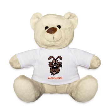 Warning dog - Teddy - Weiß - Vorne