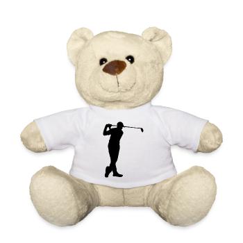 Joueur de golf - Nounours - blanc - Devant