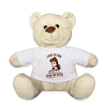Tennis is Life & Tennis Sprüche Tennisspieler - Teddy - Weiß - Vorne