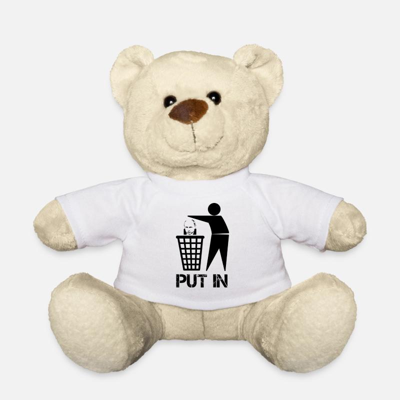 Poutine Russie - Nounours - blanc