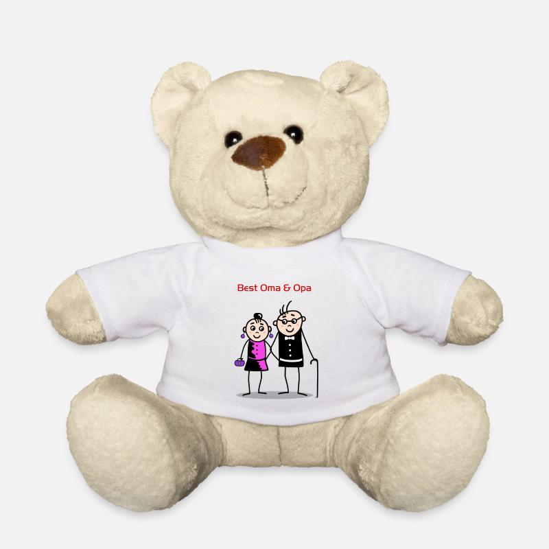 Best Oma & Opa - Teddy - Weiß