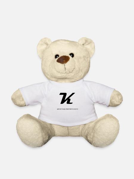K - Teddy Bear - white