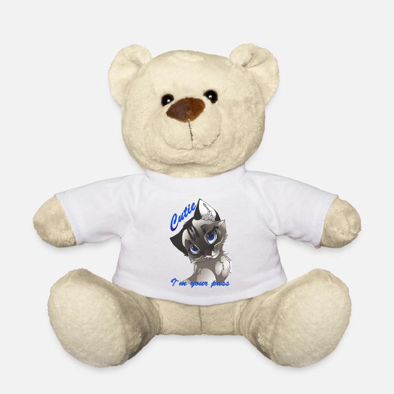 cat - Teddy Bear - white