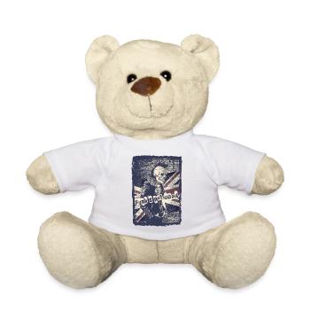 Punks not dead - Teddy Bear - white - Front