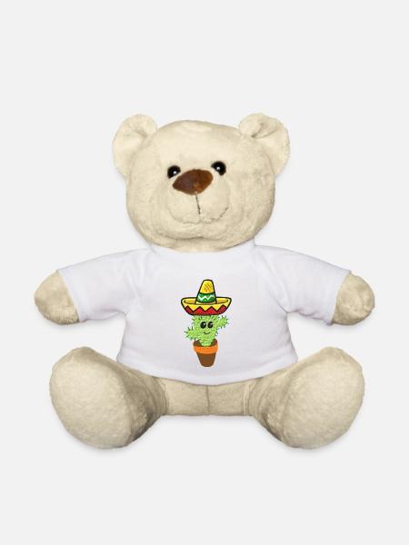 Kaktus - Teddy - Weiß