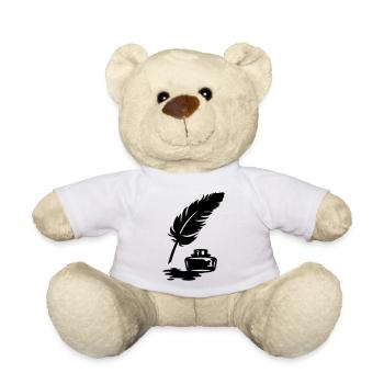 Plume et encre - Nounours - blanc - Devant