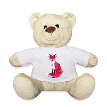 Renard rouge - Nounours - blanc - Devant