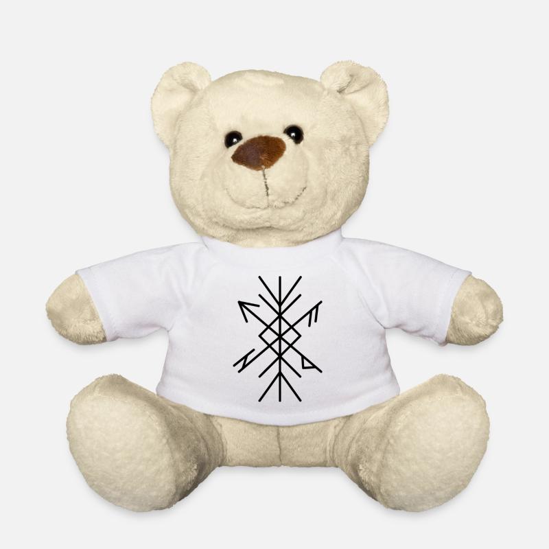 Rune de protection - Nounours - blanc