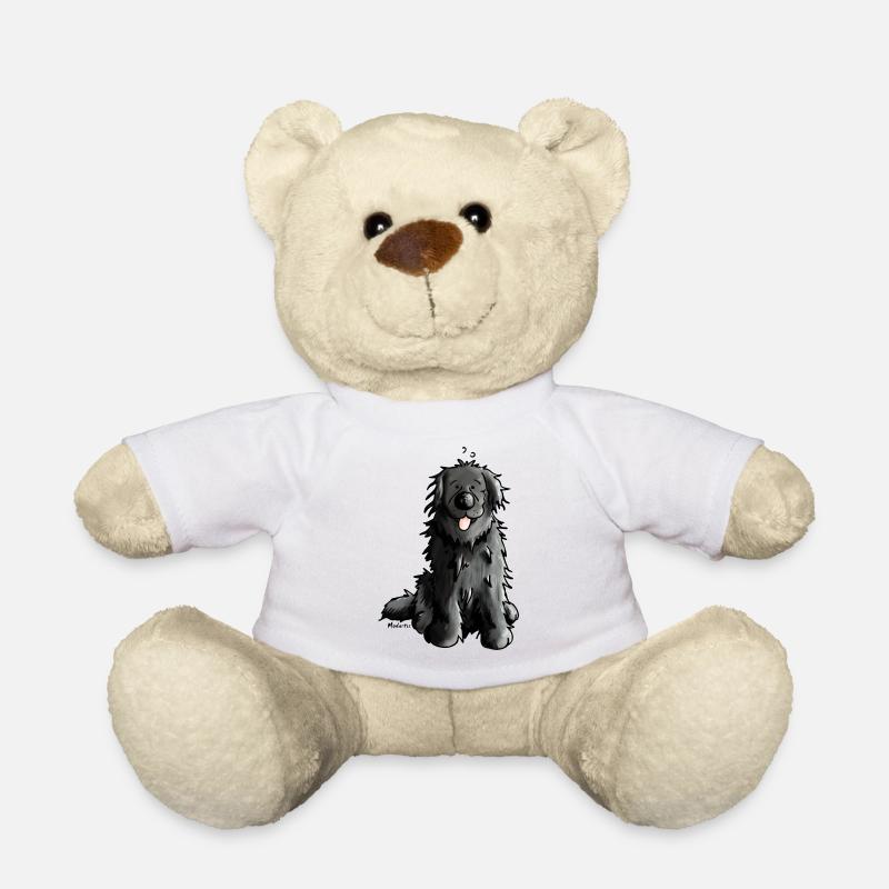 Terre-neuve - chien- dessin animé - Nounours - blanc