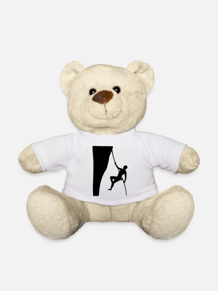 klettern, kletterin - Teddy - Weiß