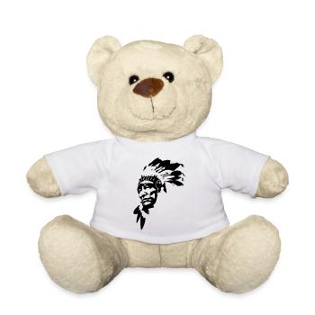 Indian - Teddy Bear - white - Front