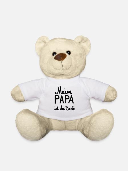 Mein Papa ist der Beste - Teddy - Weiß