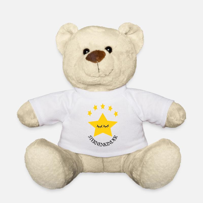 Sternenkinder, Stern, Sternen, Kinder - Teddy - Weiß