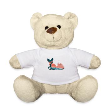 Nature Lover - Fox - Fox - Nature - Teddy Bear - white - Front