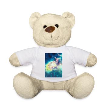Geometrie Space Kunst (Hipster Green) - Handycase - Teddy Bear - white - Front
