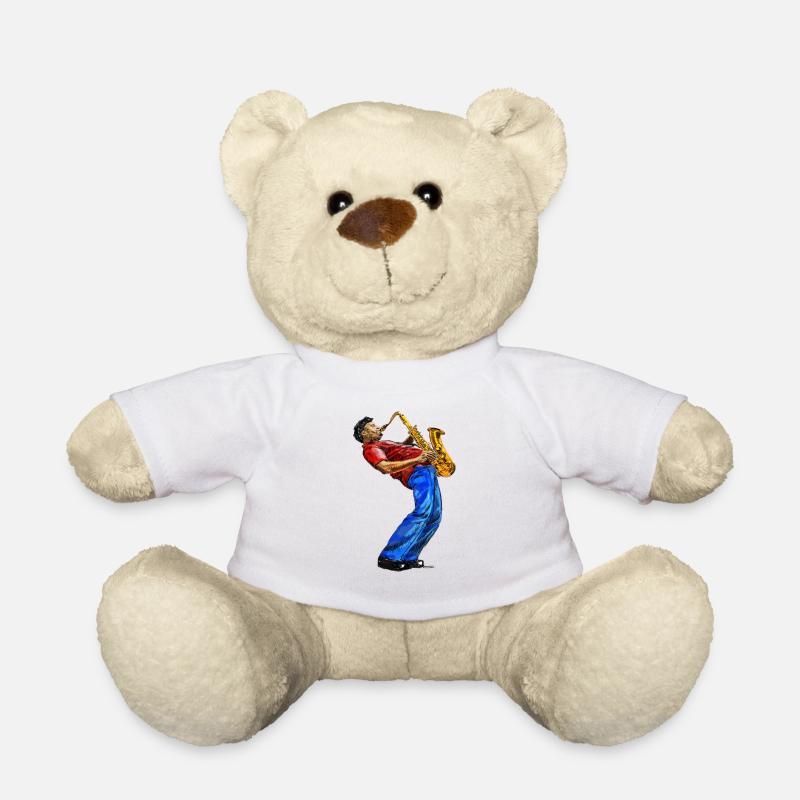 Musiker - Teddy - Weiß
