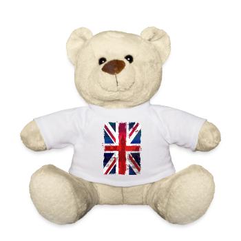 Union Jack - UK Flag - London - Teddy - Weiß - Vorne