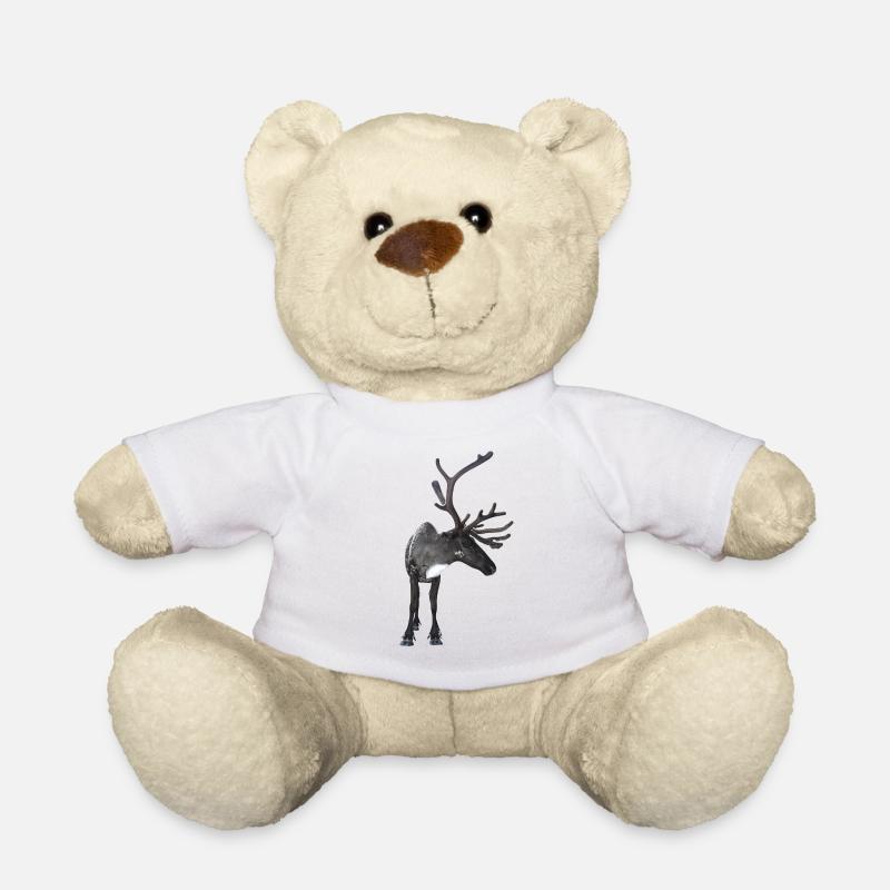 Rentier - Teddy - Weiß