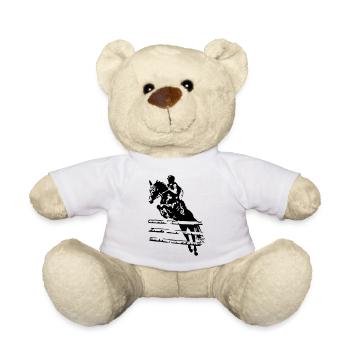 Springreiter Reiter - Teddy - Weiß - Vorne