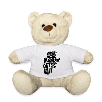Man bekommt nicht immer, was man will: Stones Musik # - Teddy - Weiß - Vorne