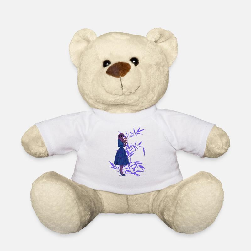 pink hawk - Teddy Bear - white