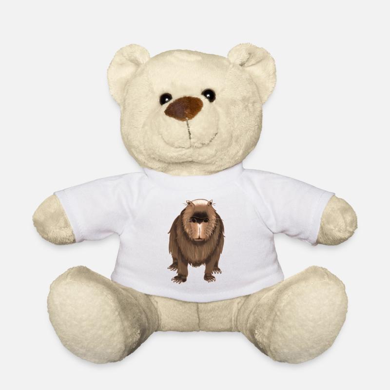Lustige Capybara - Teddy - Weiß