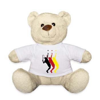 Tennisspieler nehmen den Ball heraus - Teddy - Weiß - Vorne