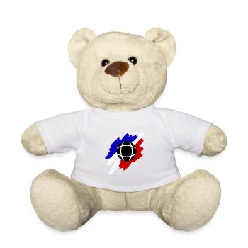 Tricolore boules ball - Teddy Bear - white - Front