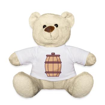 Honey Barrel - Teddy Bear - white - Front