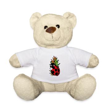 Marienkäfer - Teddy - Weiß - Vorne