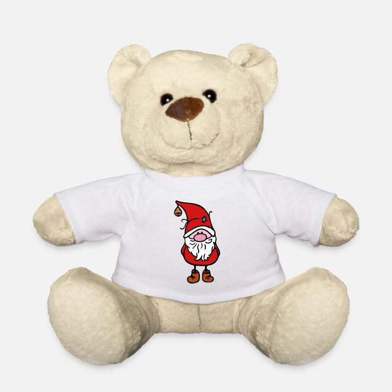 Elfe de Noël - Nounours - blanc