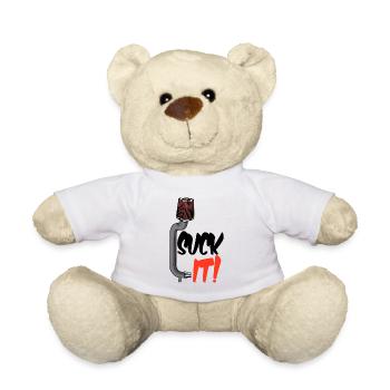 Suck It Turbo Air Filter Auto Tuning - Teddy Bear - white - Front