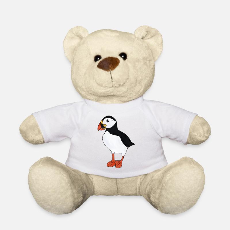 Papageientaucher - Teddy - Weiß