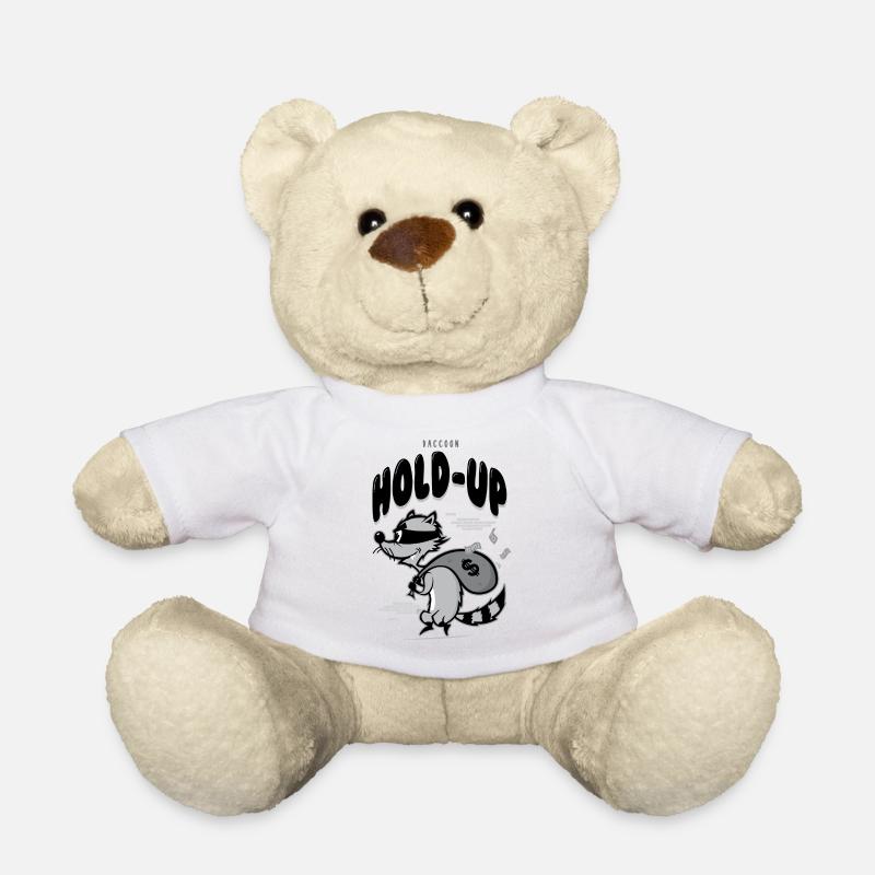Waschbär halten - Teddy - Weiß