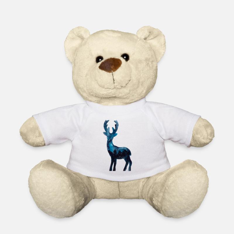cerf - Nounours - blanc