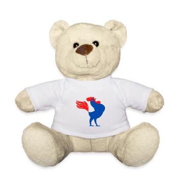 Mr THE COQ - Teddy Bear - white - Front