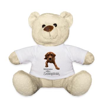 Das Leben ist besser mit einem Labrador - Teddy - Weiß - Vorne