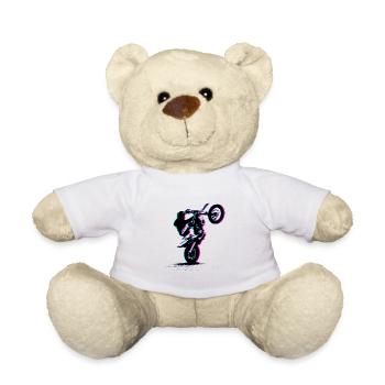 Motorcross 3D Motosport - Nounours - blanc - Devant