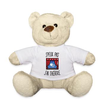 J'peux pas j'ai théâtre - Nounours - blanc - Devant