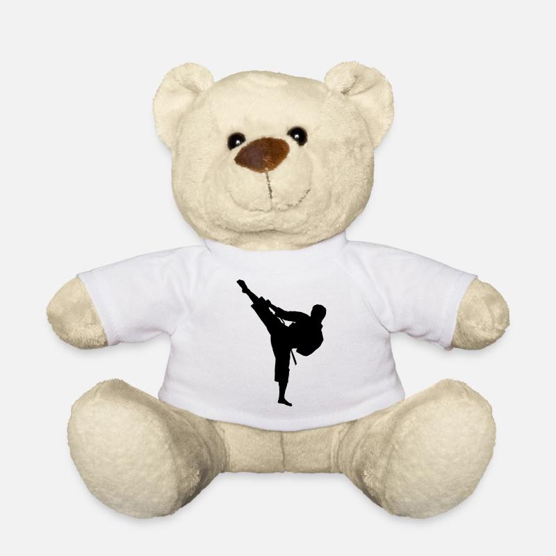 Karate. - Teddy Bear - white
