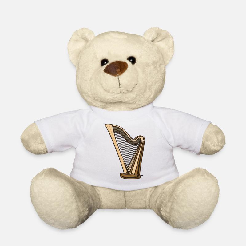 Harfe - Teddy - Weiß