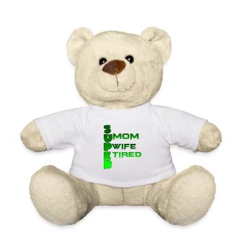 Fête des mères Fête des mères - Nounours - blanc - Devant
