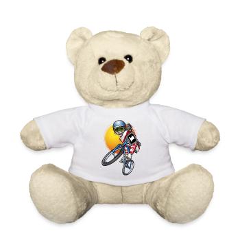 BMX Fahrer - Teddy - Weiß - Vorne