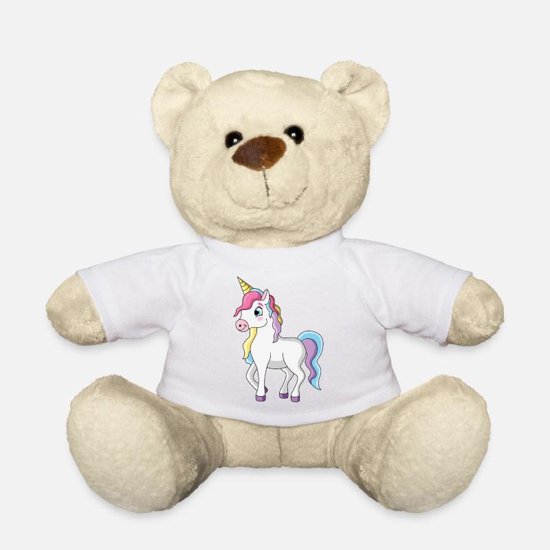 Licorne - Nounours - blanc