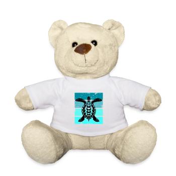 Sea turtle ocean animal sea life - Teddy Bear - white - Front