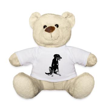 Beauceron French Shepherd - Teddy Bear - white - Front