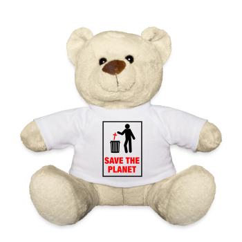 Save the planet from Church - Nounours - blanc - Devant