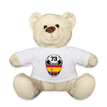Motorrad Motorsport Márquez Startnummer 73 Spanien - Teddy - Weiß - Vorne